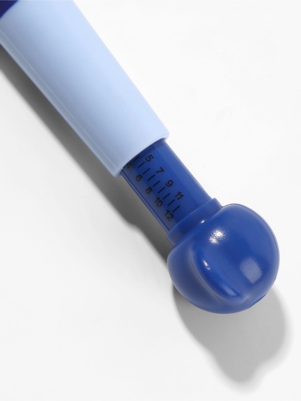 Игла для выш-я по ковровой технике d1,3/1,6/2,2мм SKC с нитев-м блистер голубой/синий TR