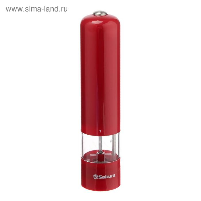 Мельница электрическая Sakura SA-6640R, подсветка, красная Мельница электрическая Sakura SA-6640R, подсветка, красная