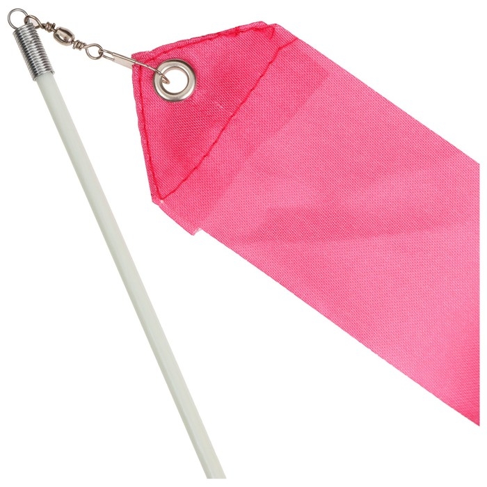 Лента для художественной гимнастики с палочкой Grace Dance, 4 м, цвет розовый Лента для художественной гимнастики с палочкой Grace Dance, 4 м, цвет розовый