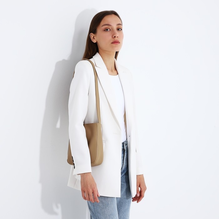 Сумка кросс-боди на молнии, цвет бежевый Сумка кросс-боди на молнии, цвет бежевый