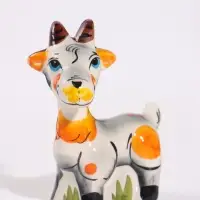 Фигурка фарфоровая &laquo;Коза Ляля&raquo;, гжель, 9&times;7&times;5 см, МИКС