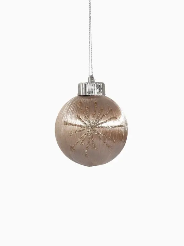 Набор шаров пластик d-8 см, 9 шт Набор шаров пластик d-8 см, 9 шт "Оллин" грация, золото