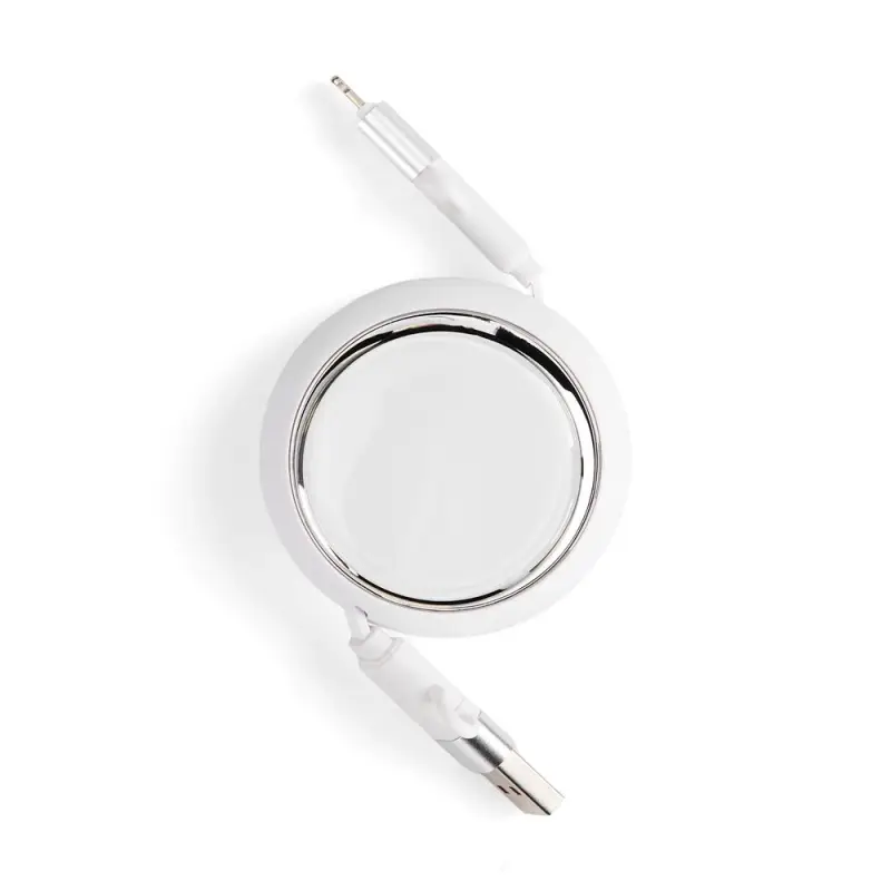 Складной кабель с переходниками pocketCoil, белый