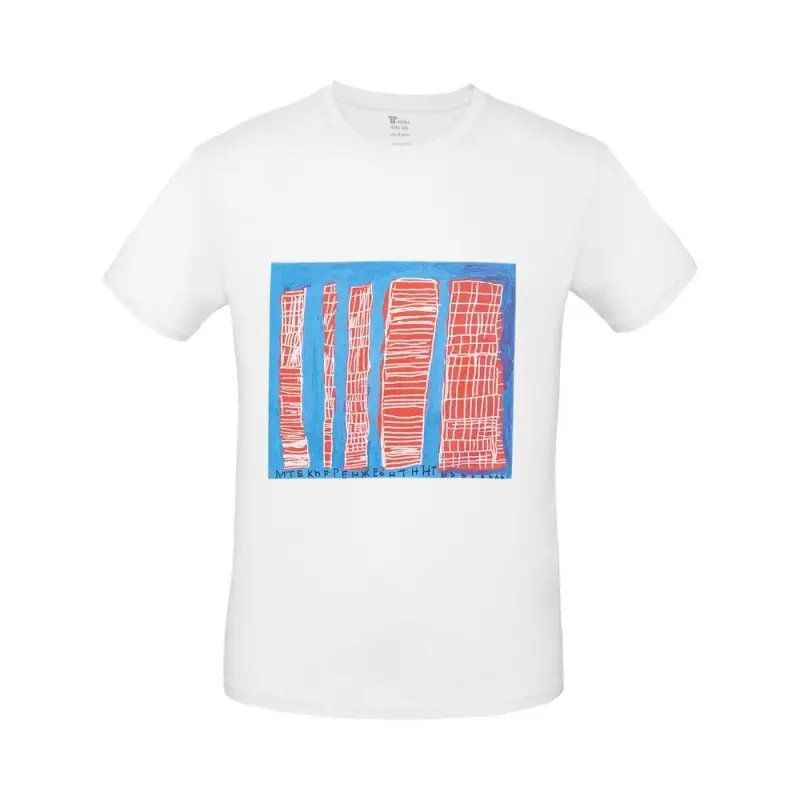 Футболка детская «Небоскребы», белая, размер 5/6