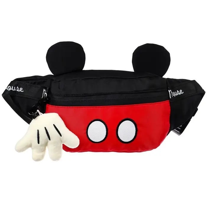 Сумка поясная детская с ушками, 20&times;16&times;5 см, Микки Маус