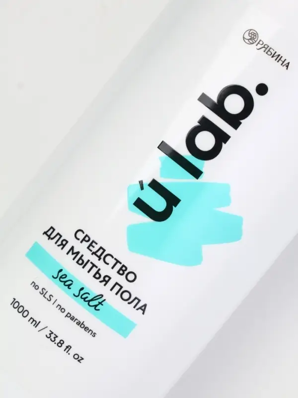 Средство для мытья пола, аромат морская соль, 1000 мл, ULAB Средство для мытья пола, аромат морская соль, 1000 мл, ULAB