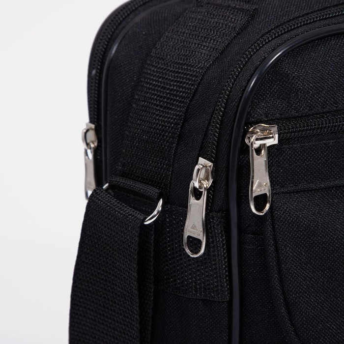 Сумка мужская RISE, цвет чёрный Сумка мужская RISE, цвет чёрный