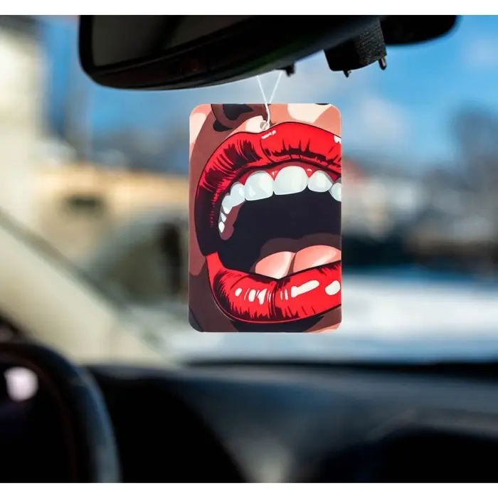 Ароматизатор в авто подвесной Cartage Hot Series, Чёрный лёд, картонный Ароматизатор в авто подвесной Cartage Hot Series, Чёрный лёд, картонный