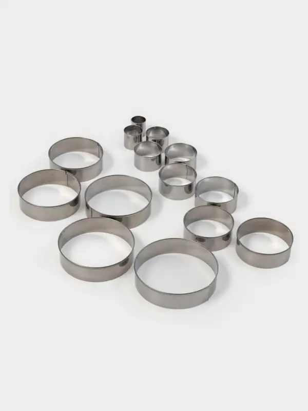 Набор форм для вырезания Набор форм для вырезания "Круг" 14 шт, d 2.4-11,5 см, h 3 см