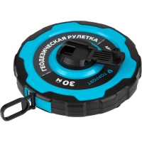 Рулетка геодезическая Topfort Master 30 м х 15 мм в прорезин корп (2019130)