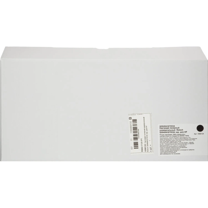 Картридж лазерный универсальный  Retech Q5949A/Q7553A чер. для HP