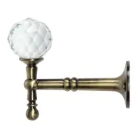 Крючок - держатель для штор на стену CAPPIO KS043, металлический, цвет бронза, 2 шт Крючок - держатель для штор на стену CAPPIO KS043, металлический, цвет бронза, 2 шт