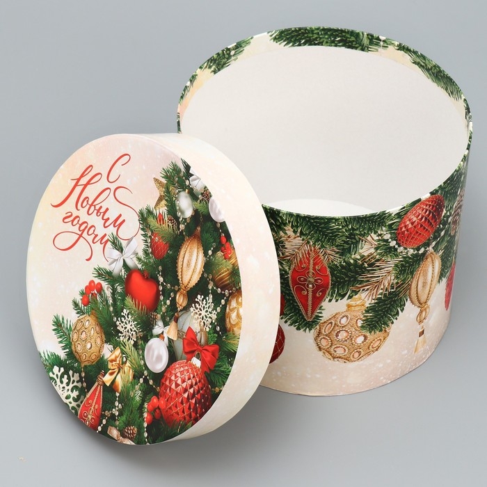 Набор подарочных коробок 5 в 1 &laquo;Классический Новый год&raquo;, 13 х 14‒19.5 х 22 см, Новый год