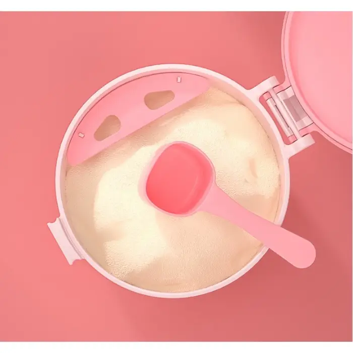 Контейнер для детского питания Мишка 1, 250 мл, розовый