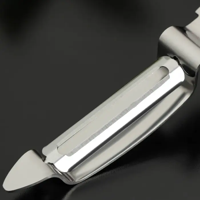 Овощечистка вертикальная Доляна Zero, нержавеющая сталь, цвет серебряный Овощечистка вертикальная Доляна Zero, нержавеющая сталь, цвет серебряный