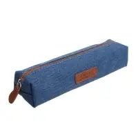 Пенал школьный на молнии Calligrata &laquo;Джинс&raquo;, 1 отделение, текстиль, МИКС