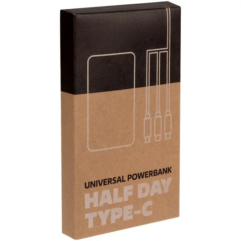 Аккумулятор Uniscend Half Day Type-C 5000 мAч, синий Аккумулятор Uniscend Half Day Type-C 5000 мAч, синий