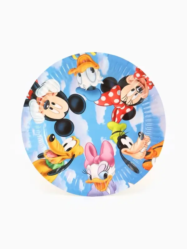 Тарелка одноразовая бумажная 18 см, набор 10 шт., Друзья Тарелка одноразовая бумажная 18 см, набор 10 шт., Друзья