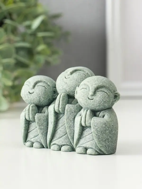 Фигурка песчаник &laquo;Статуя Дзидзо&raquo;, 3.8&times;9.5&times;6.7 см