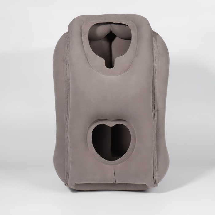 Подушка надувная, 50 × 35 × 30 см, в чехле, цвет серый Подушка надувная, 50 × 35 × 30 см, в чехле, цвет серый