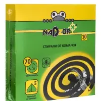 Спирали от комаров "Nadzor", черные, 10 шт