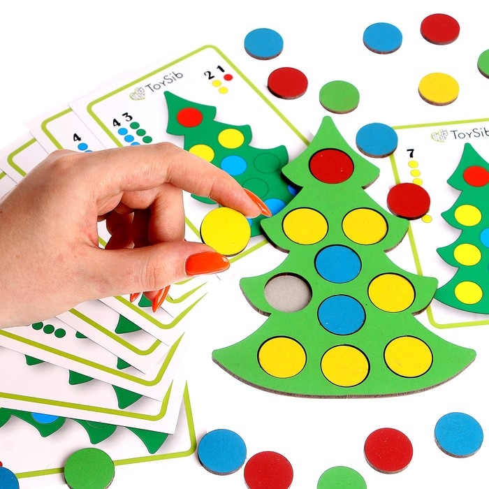 Мозаика «Наряжаем ёлку» Мозаика «Наряжаем ёлку»