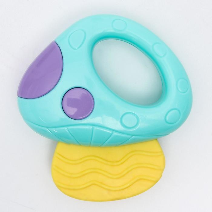 Погремушка с прорезывателем «Овощной МИКС, Крошка Я: Грибочек», цвет МИКС, Крошка Я Погремушка с прорезывателем «Овощной МИКС, Крошка Я: Грибочек», цвет МИКС, Крошка Я