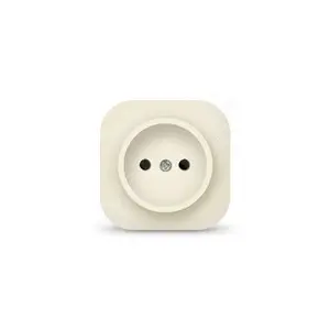 Розетка одноместная серия IONICH, б/з, о/у, 16А, 220В, слоновая кость (ivory)