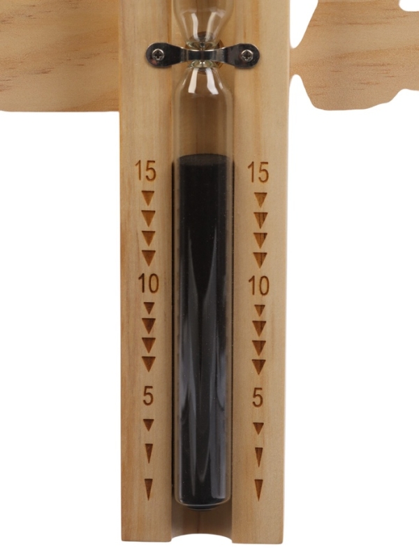 Часы песочные для бани и сауны, 15 мин, деревянные Часы песочные для бани и сауны, 15 мин, деревянные