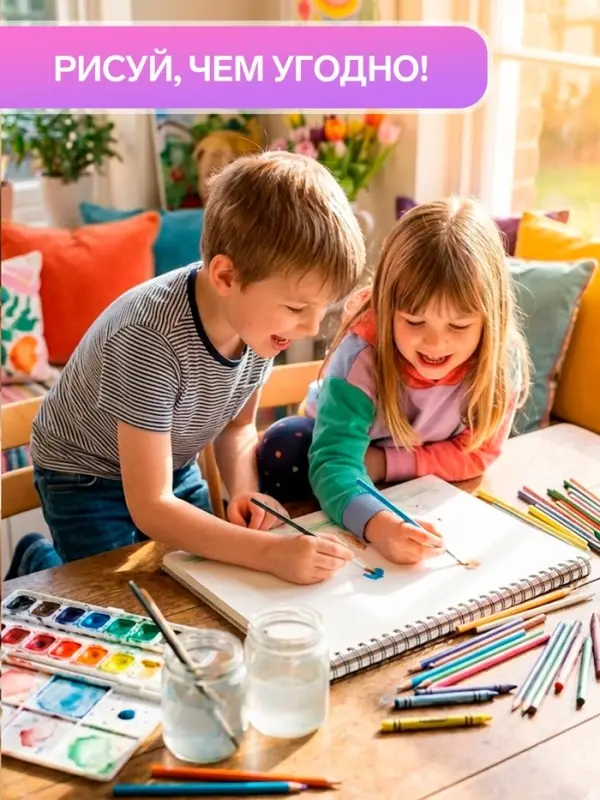 Альбом для рисования Calligrata &laquo;Принцесса в замке&raquo; А4, 16 листов, на скрепке, плотность листов 100 г/м&sup2;, обложка из мелованного картона