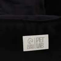 Лежанка для кошек и собак велюровая Pet Lab, 45 х 40 х 15 см, черная