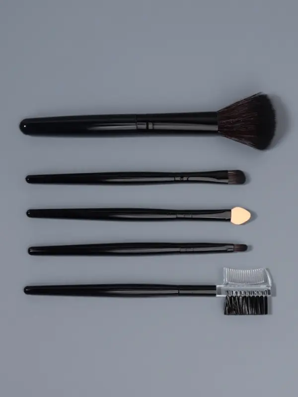Набор кистей для макияжа SMOKY, 5 шт., чёрный