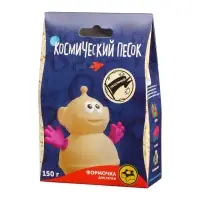 Игрушки в наборе ТМ "Космический песок" песочный + формочка 150 г. Пакет. Игрушки в наборе ТМ "Космический песок" песочный + формочка 150 г. Пакет.