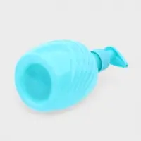 Дозатор для мыла &laquo;Волны&raquo;, 450 мл, 7.8&times;7.8&times;15.5, бирюзовый