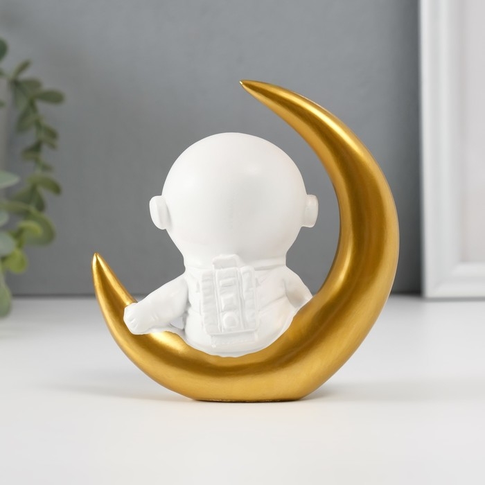 Сувенир полистоун  Сувенир полистоун "Астронавт на месяце"  11,5х11х5,5 см