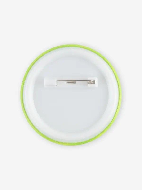 Светоотражающий значок &laquo;Лапка&raquo;, d=5.8 см, жёлтый