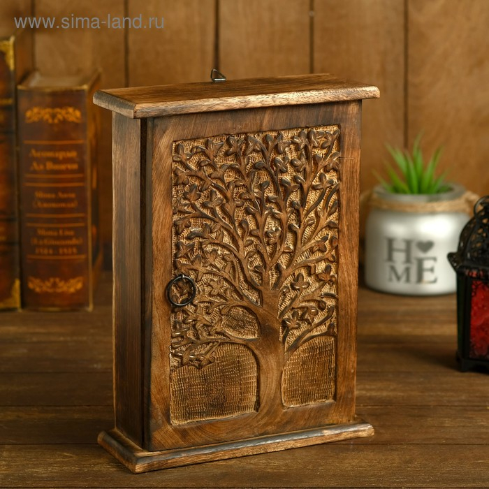 Ключница Ключница "Цветущее дерево" дерево 28х21х8,5 см