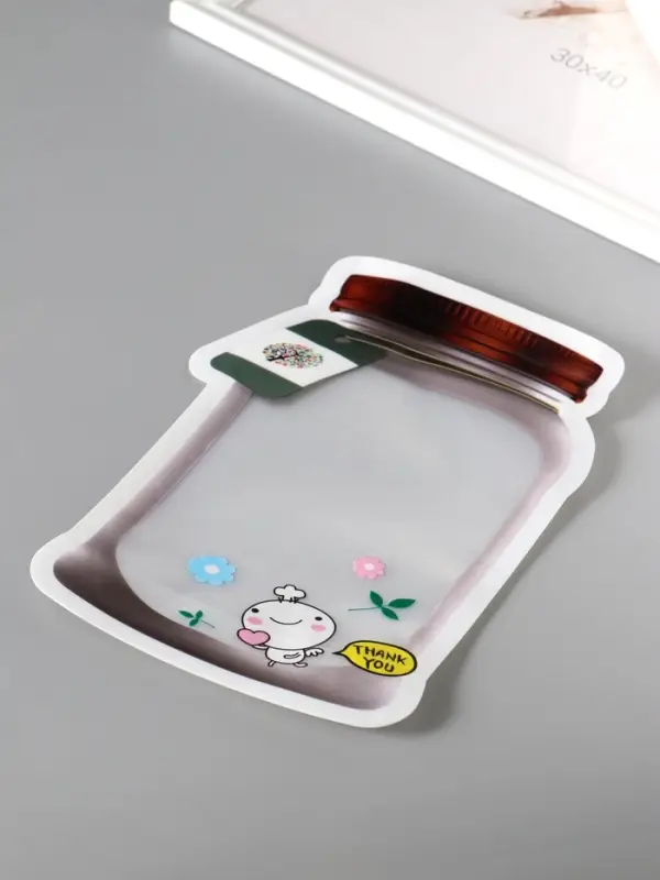 Пакет для хранения Пакет для хранения "Стеклянная банка с крышкой. Человечек", застёжка zip-lock 17х24,5+7 см 1088653