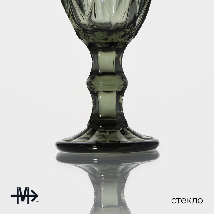 Рюмка стеклянная Magistro «Круиз», 50 мл, 5×10 см, цвет серо-зелёный Рюмка стеклянная Magistro «Круиз», 50 мл, 5×10 см, цвет серо-зелёный