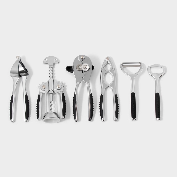 Набор кухонных инструментов Shapes, 6 предметов, на подставке Набор кухонных инструментов Shapes, 6 предметов, на подставке