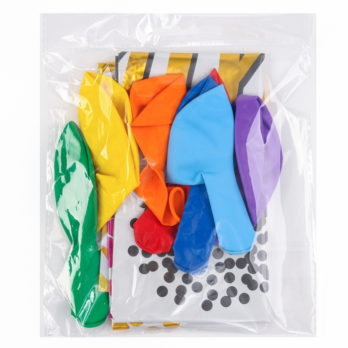 Набор шаров «Happy Birthday. Торт», латекс, фольга, 9 шт. Набор шаров «Happy Birthday. Торт», латекс, фольга, 9 шт.