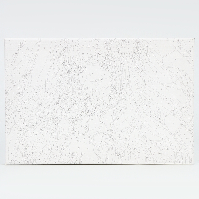 Картина по номерам с подрамником «Девушка в рубашке», 20 х 30 см