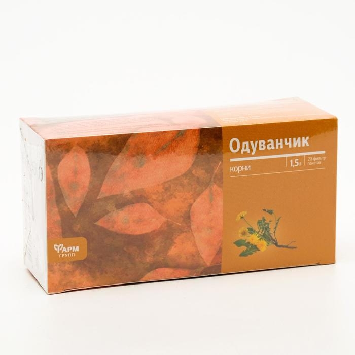 Одуванчик корни, 20 фильтр пакетов по 1.5 г Одуванчик корни, 20 фильтр пакетов по 1.5 г