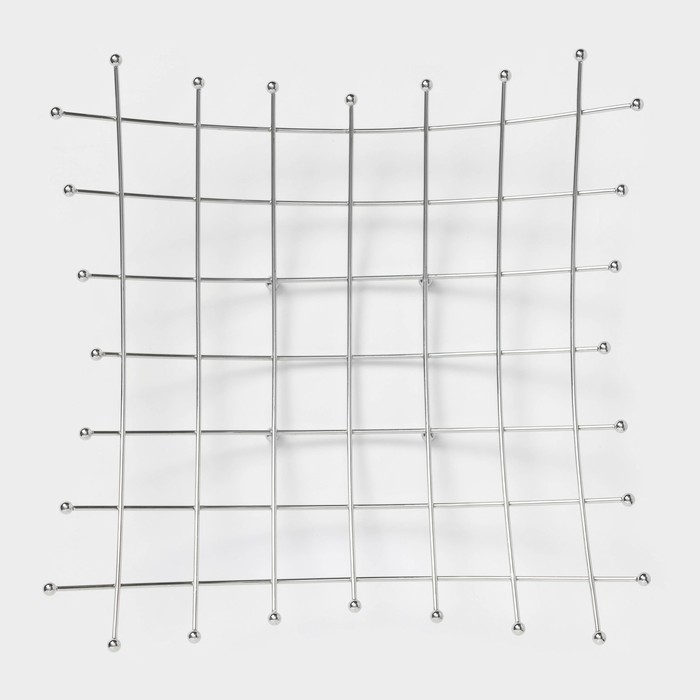 Фруктовница Доляна, 35×35×7,5 см, цвет хром Фруктовница Доляна, 35×35×7,5 см, цвет хром