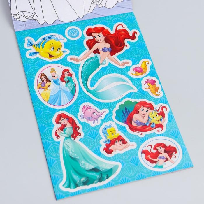 Книга с наклейками, Принцессы Книга с наклейками, Принцессы