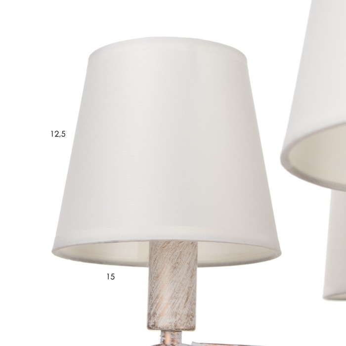 Люстра 2149/5 E14 40Вт белый с золотой патиной 57х57х38 см BayerLux