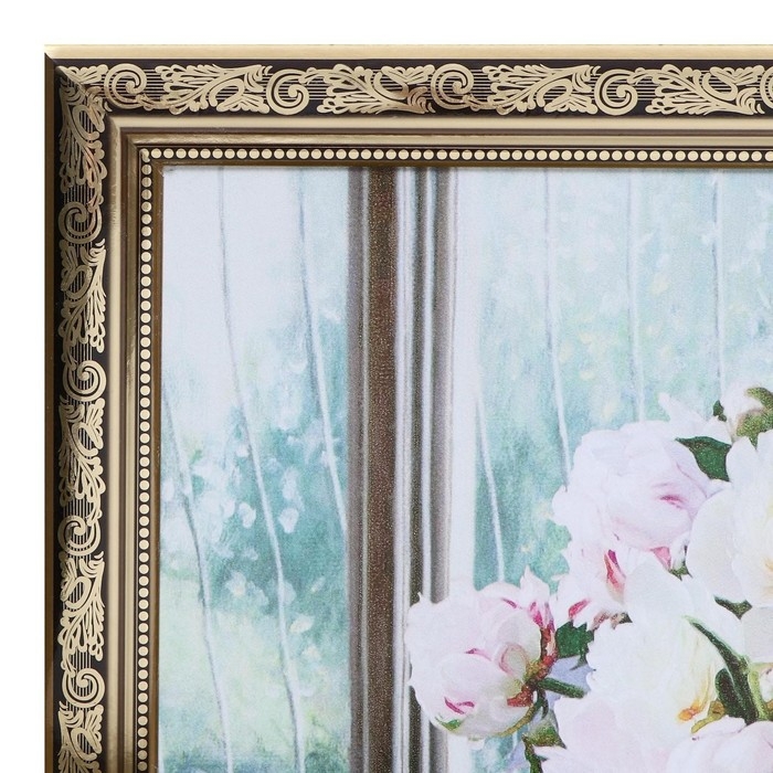 Картина  Картина "Букет на столе" 56*76 см, рама микс