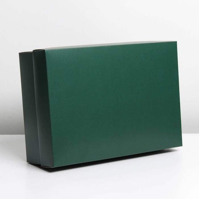 Коробка подарочная складная, упаковка, «Изумрудная», 30 х 20 х 9 см Коробка подарочная складная, упаковка, «Изумрудная», 30 х 20 х 9 см