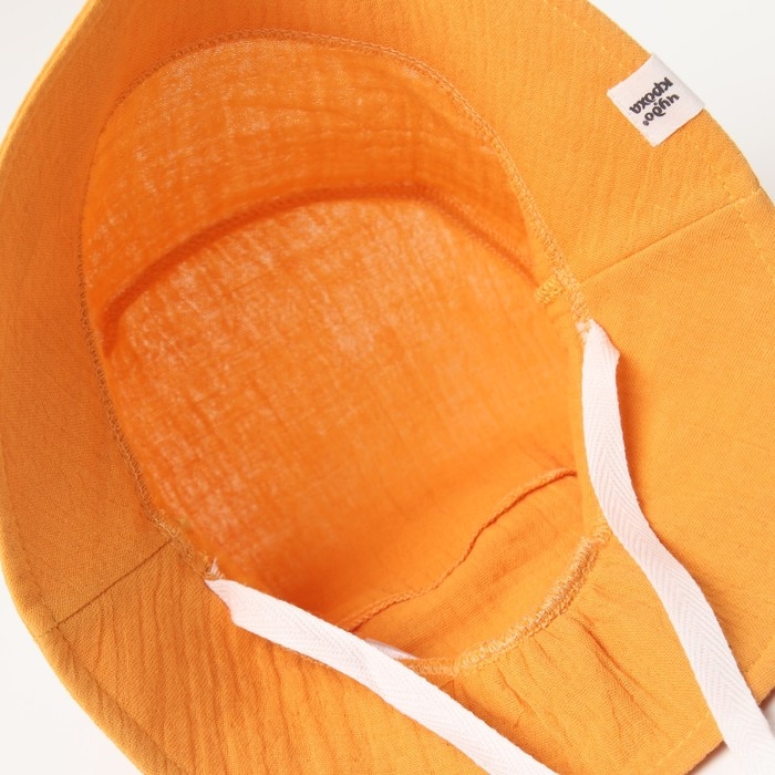 Панама детская, цвет оранжевый, размер 52 Панама детская, цвет оранжевый, размер 52