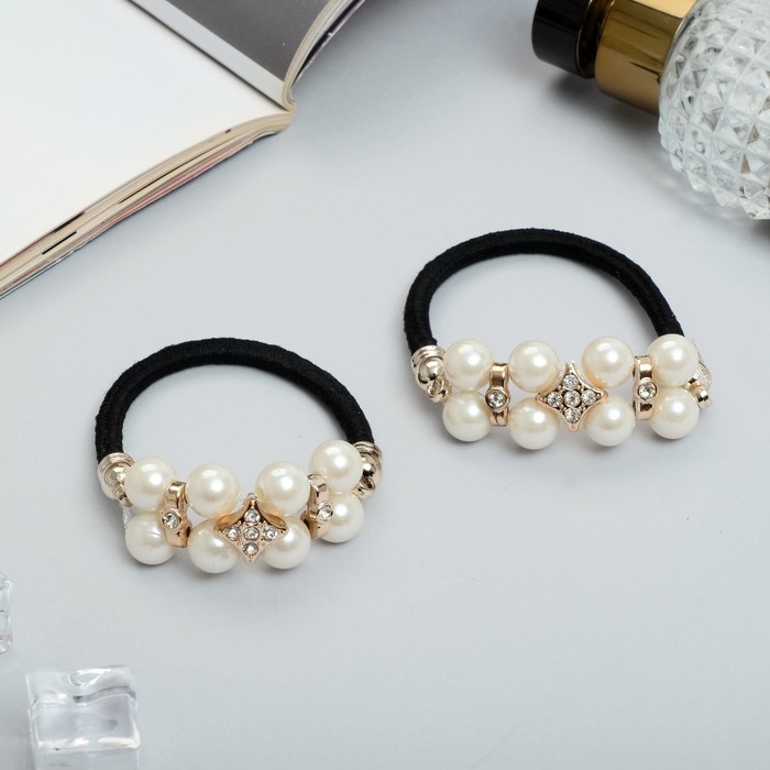 Резинка для волос  Резинка для волос "Тайна морей" (набор 2 шт) блеск